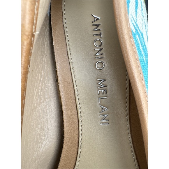 Antonio Melani Women's Leather Floreal Ballet Flats Size 6.5M - Picture 5 of 8